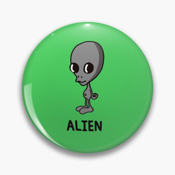 Item preview, Halloween Cartoon Alien Grey Extraterrestrial designed and sold by Murvel-Ink.