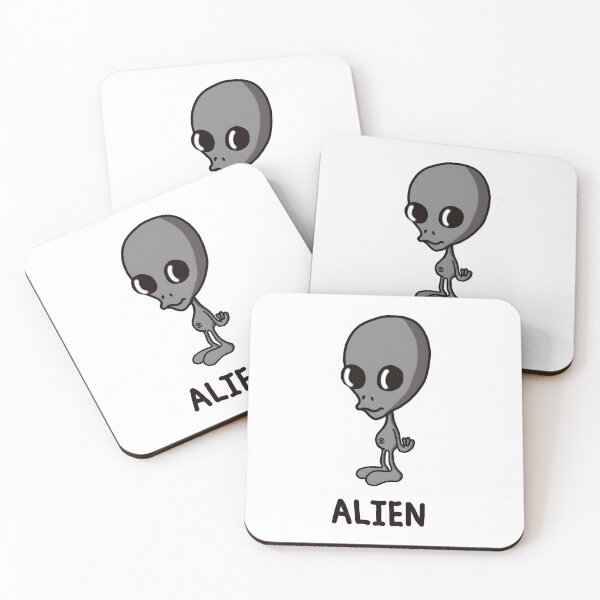 Item preview, Halloween Cartoon Alien Grey Extraterrestrial designed and sold by Murvel-Ink.