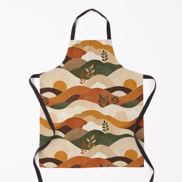 Item preview, Retro Abstract Landscape Seamless Pattern designed and sold by Kooyana04.