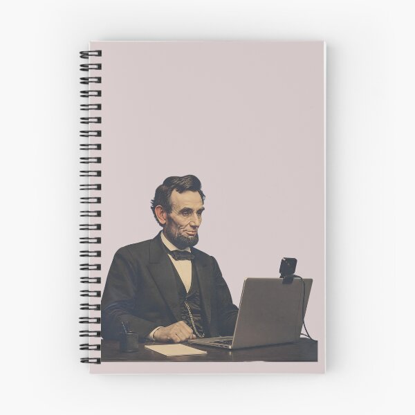 Item preview, Lincoln on Zoom – Emancipating Remote Meetings designed and sold by ManggaeJM.