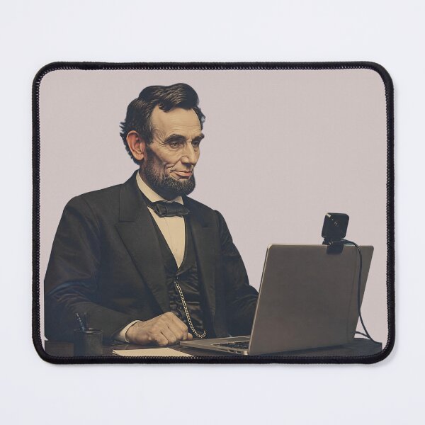 Item preview, Lincoln on Zoom – Emancipating Remote Meetings designed and sold by ManggaeJM.