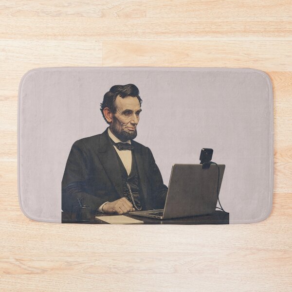 Item preview, Lincoln on Zoom – Emancipating Remote Meetings designed and sold by ManggaeJM.
