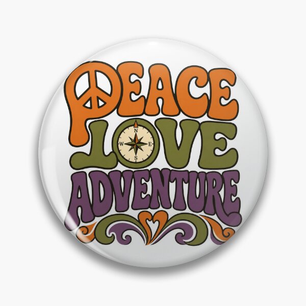 Item preview, Peace Love Adventure designed and sold by GrooveAndGlow.