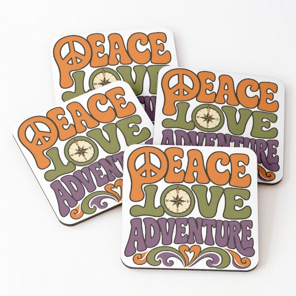 Item preview, Peace Love Adventure designed and sold by GrooveAndGlow.