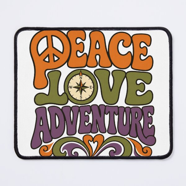 Item preview, Peace Love Adventure designed and sold by GrooveAndGlow.