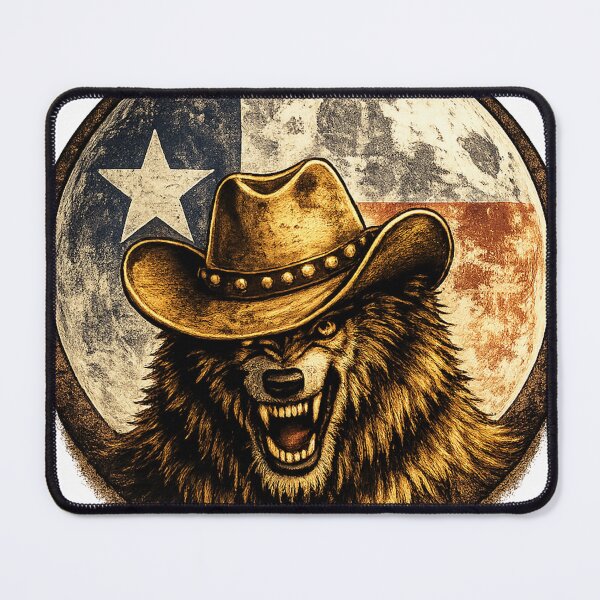 Item preview, Texas Rougarou Head Shot designed and sold by Cryptids 4 Congress.
