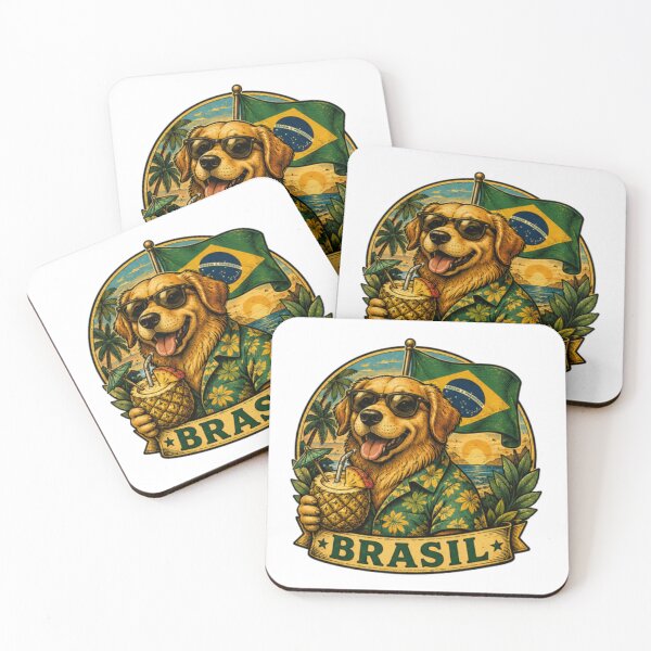 Item preview, Cool Dog disfrutando de una Piña Colada designed and sold by JonysCreativeDesigns.