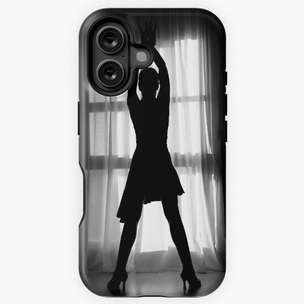 Latin woman dancing silhouette iPhone Tough Case