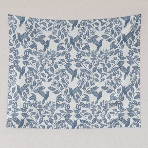 Item preview, Medium Coffee plants, coffee garden, hummingbird and bees, coffee arabica  designed and sold by DColourMuse.