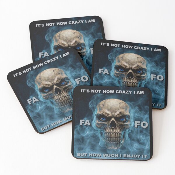 Item preview, Skull FA FO designed and sold by InkShiftLabs.