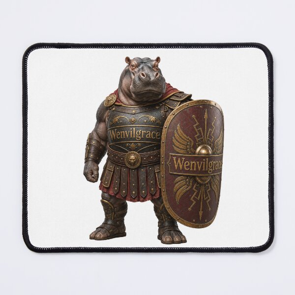 Item preview, Hippo Gladiator – Wenvilgrace Collection designed and sold by Wenvilgrace.