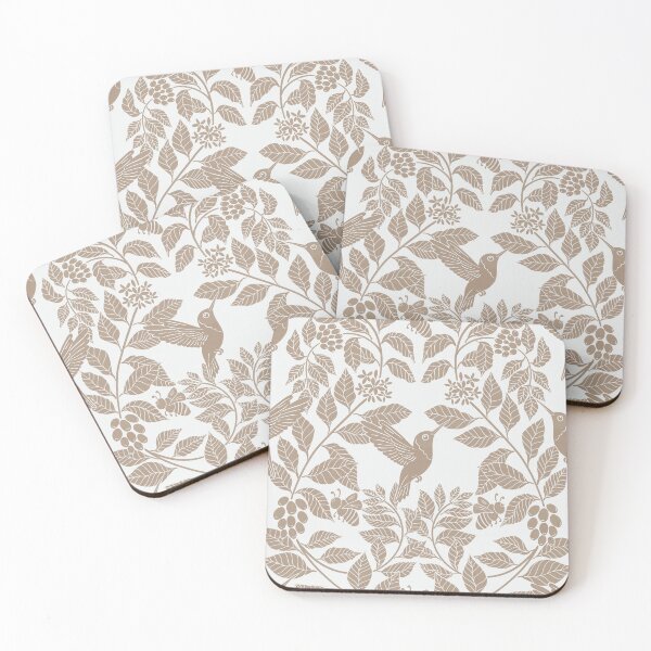 Item preview, Coffee plants, coffee garden, hummingbird and bees, coffee arabica  designed and sold by DColourMuse.