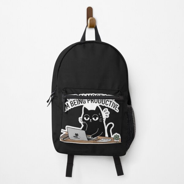 Item preview, Sarcastic Cat Pretending To Be Productive designed and sold by Gabzerinho.