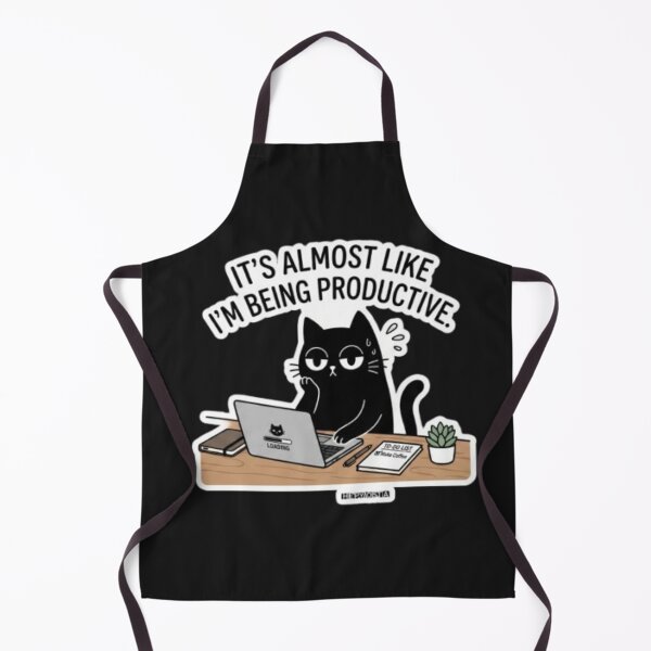 Item preview, Sarcastic Cat Pretending To Be Productive designed and sold by Gabzerinho.
