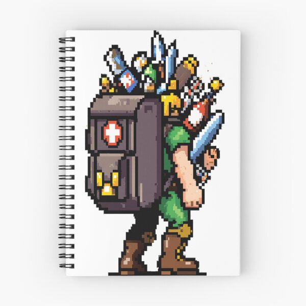 Item preview, Encumbered RPG Hero Carrying Too Much Loot Meme designed and sold by OwlStudioshop.