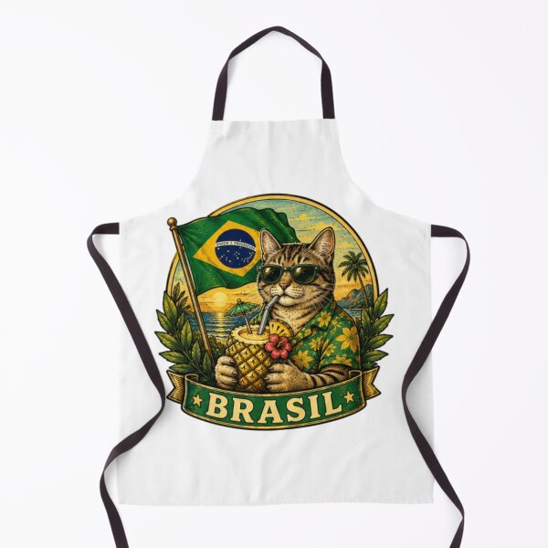 Item preview, Gato con Estilo disfrutando de una Piña Colada designed and sold by JonysCreativeDesigns.