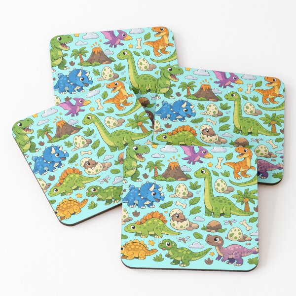 Item preview, cute dinosaur pattern designed and sold by DreamPrint Collective.