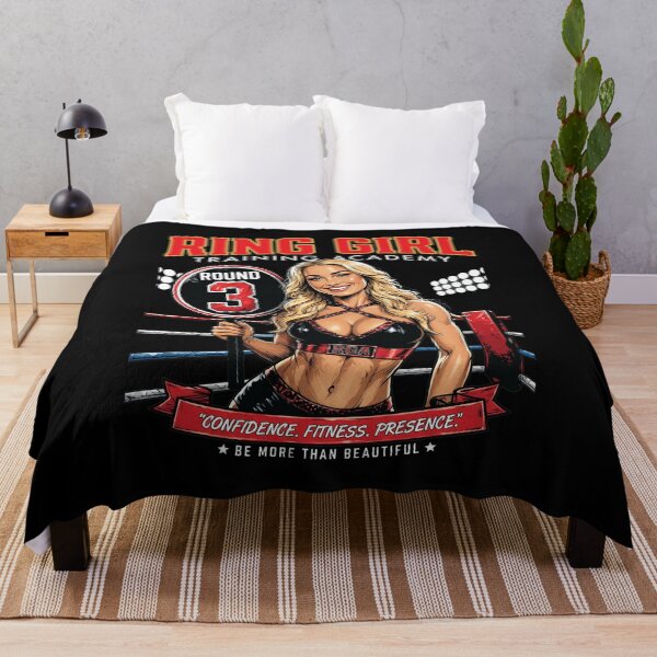 Item preview, Ring Girl Training Academy Retro Combat Sports designed and sold by RoseArtGraphic.