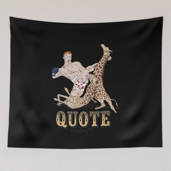 Item preview, Fighter vs Wild Combat Satire designed and sold by RoseArtGraphic.