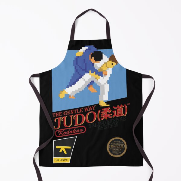 Item preview, Retro 8-Bit Judo Martial Arts Game Art designed and sold by RoseArtGraphic.