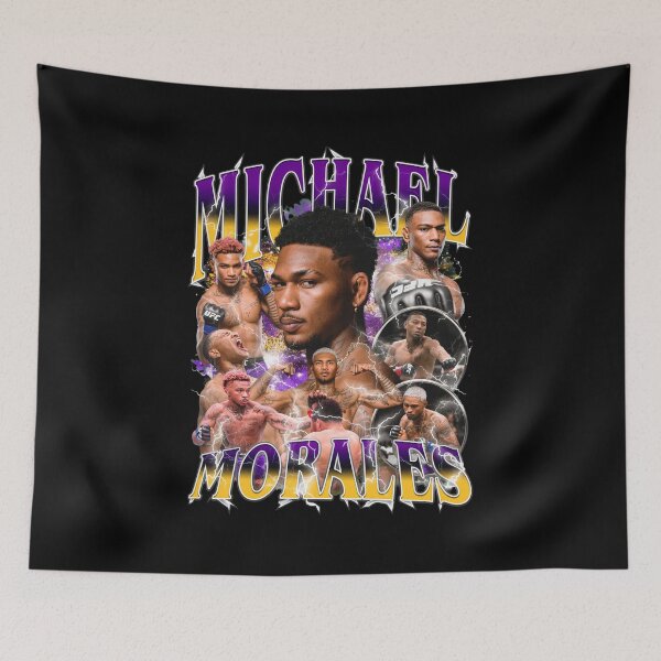 Item preview, Michael Morales Vintage 90s Style MMA Collage designed and sold by RoseArtGraphic.