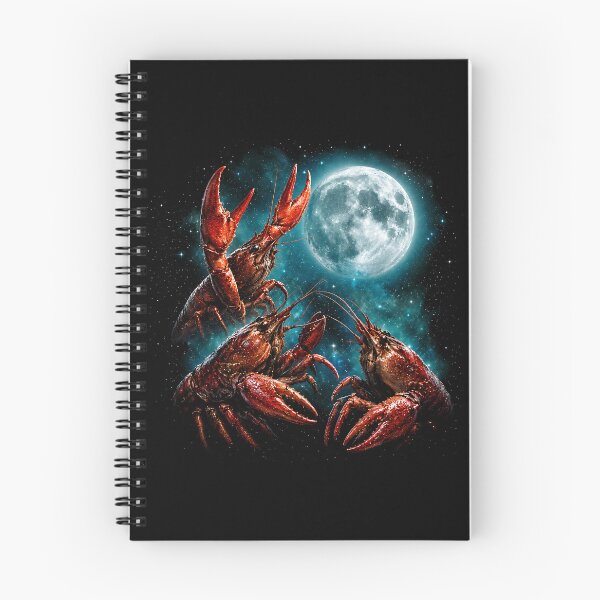 Item preview, Three Crawfish Howling To The Moon Funny Parody designed and sold by AdolphGarnerArt.