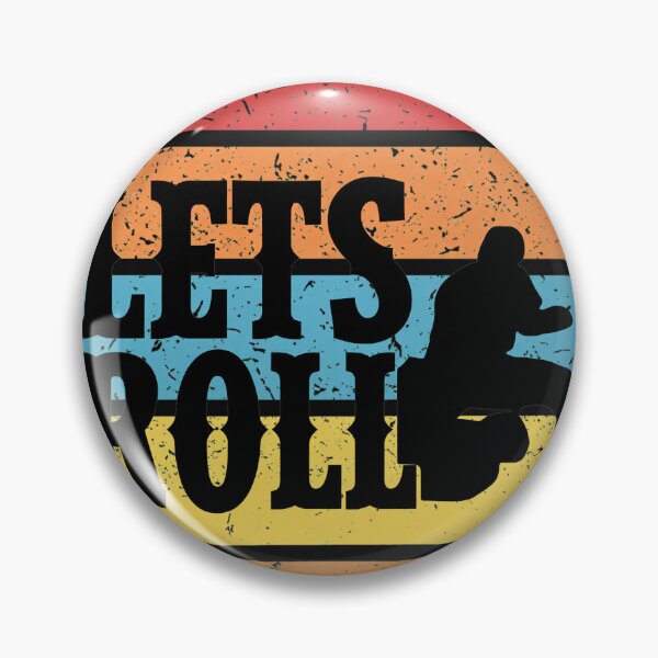 Item preview, Retro Lets Roll Jiu Jitsu Grappling Silhouette designed and sold by TeeParteaArt.