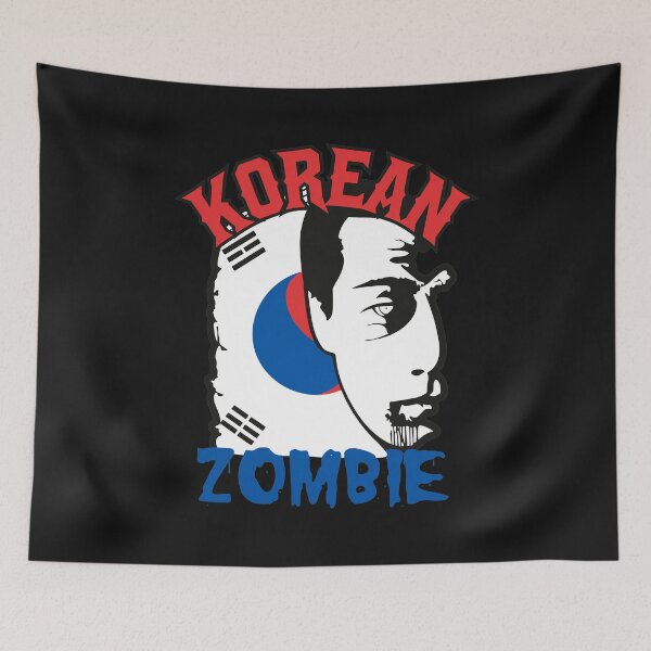Item preview, Korean Zombie MMA Legend South Korea Flag designed and sold by TeeParteaArt.