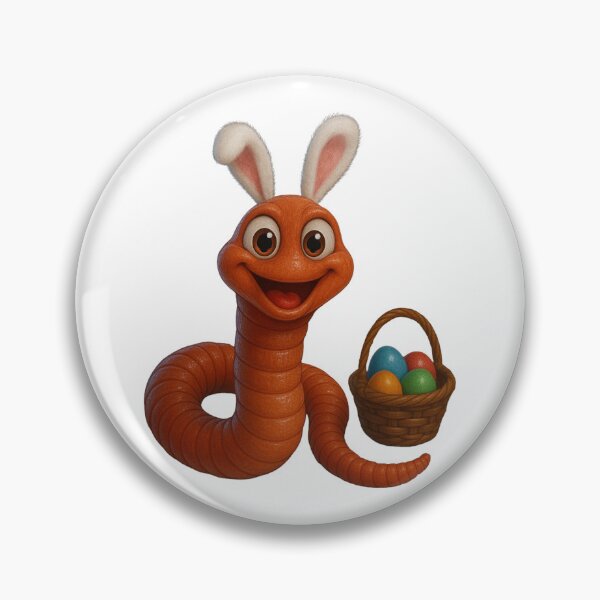 Item preview, Easter Earthworm designed and sold by Sillytoe.