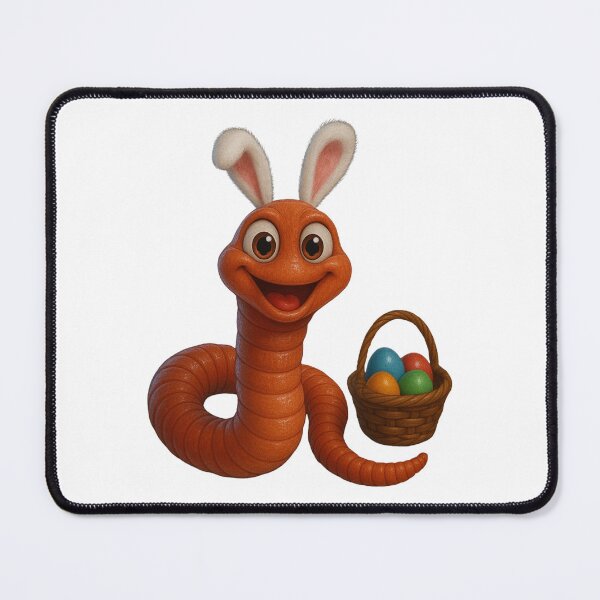 Item preview, Easter Earthworm designed and sold by Sillytoe.