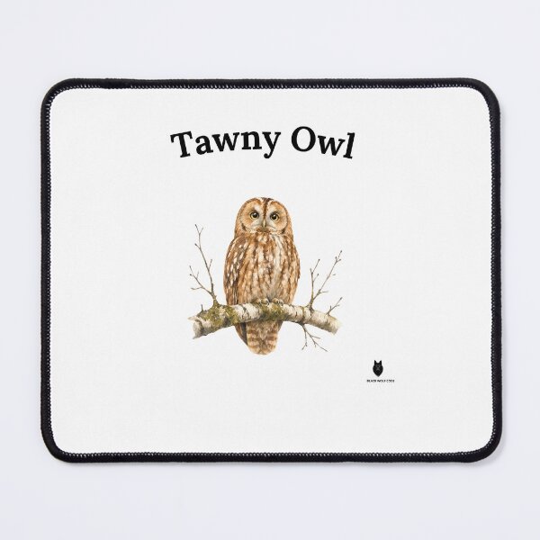 Item preview, Tawny Owl | Black Wolf Code | Realistic Watercolor Owl designed and sold by Bwolf1956.