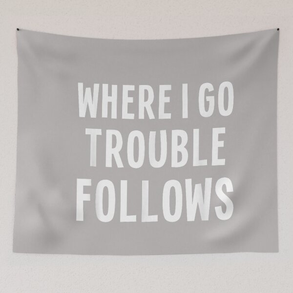 Item preview, Funny Matching Couple Where I Go Trouble Follows designed and sold by GreggRoss.