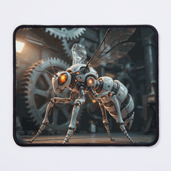 Item preview, Futuristic Robotic Bee Steampunk Machine Art designed and sold by TimonAhrens.