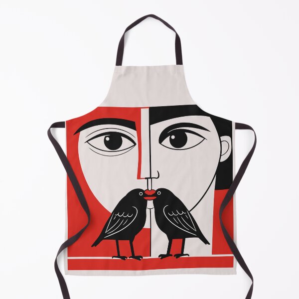 Item preview, Lovebirds Illusion – Minimal Symbolic Love Art designed and sold by zoliartdesign.
