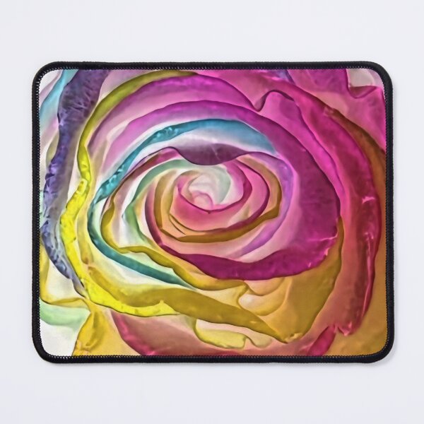 Item preview, Pastel Rainbow Rose Close-up designed and sold by ELF2.