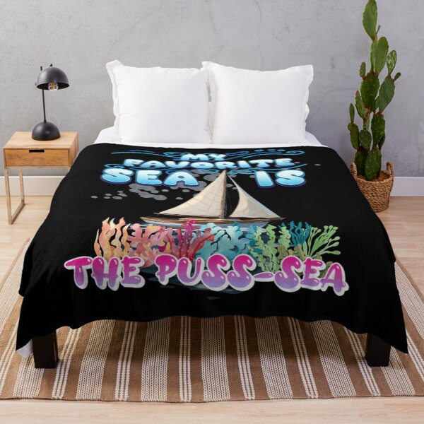 Item preview, My Favorite Sea is The Puss-sea Funny Adult Design designed and sold by DarkRelicStudio.