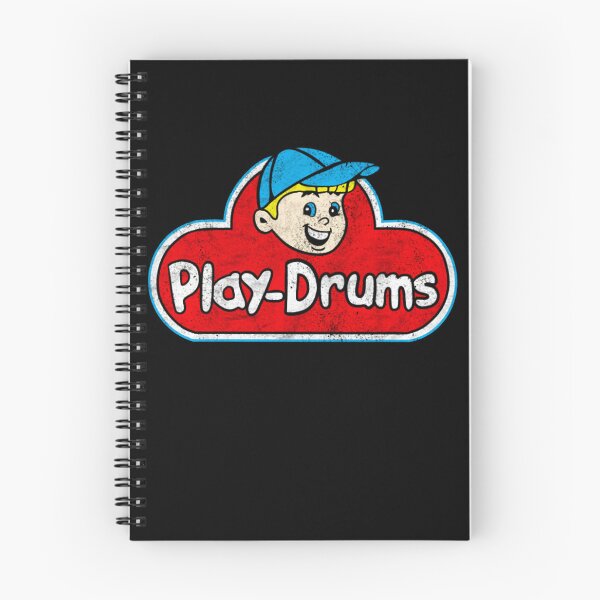 Item preview, Drummer Play Drums Vintage Logo designed and sold by AnalogAnxiety.