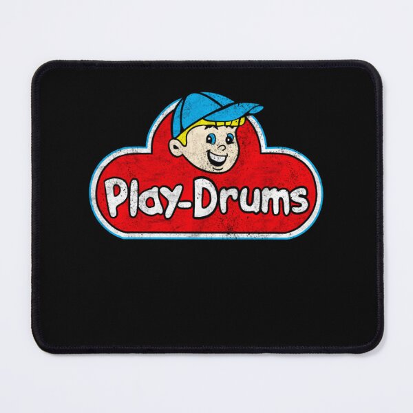 Item preview, Drummer Play Drums Vintage Logo designed and sold by AnalogAnxiety.