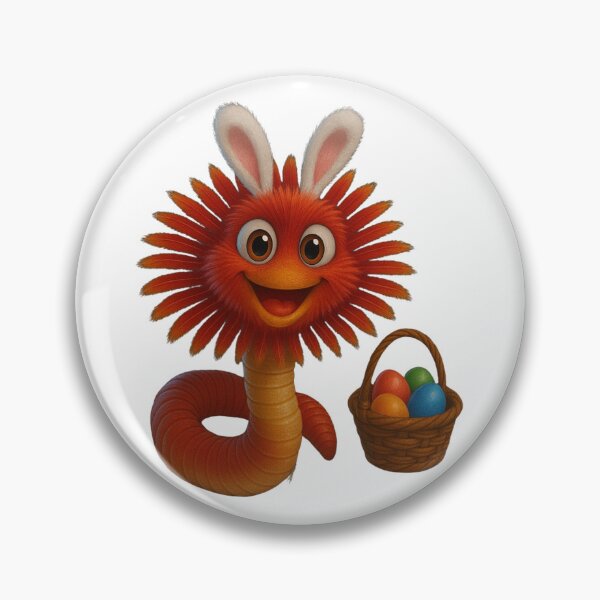 Item preview, Easter Feather Duster Worm designed and sold by Sillytoe.