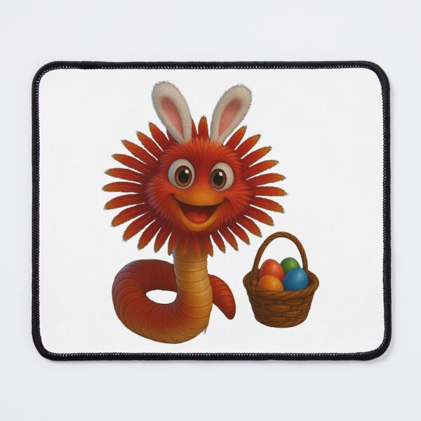 Item preview, Easter Feather Duster Worm designed and sold by Sillytoe.