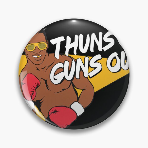 Item preview, Thuns Out Guns Out Retro Boxing Parody designed and sold by TypoEmporium.