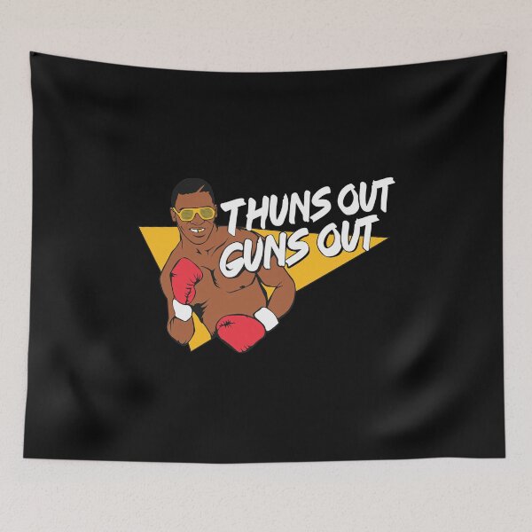 Item preview, Thuns Out Guns Out Retro Boxing Parody designed and sold by TypoEmporium.