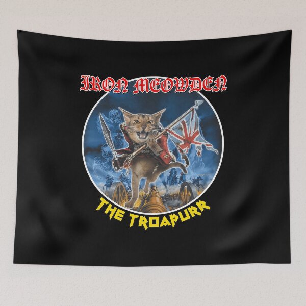 Item preview, Iron Meowden The Troopurr Cat Parody designed and sold by TypoEmporium.