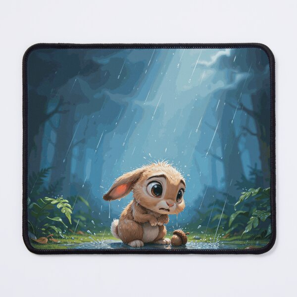 Item preview, Sad Little Bunny Alone in the Rain designed and sold by TimonAhrens.