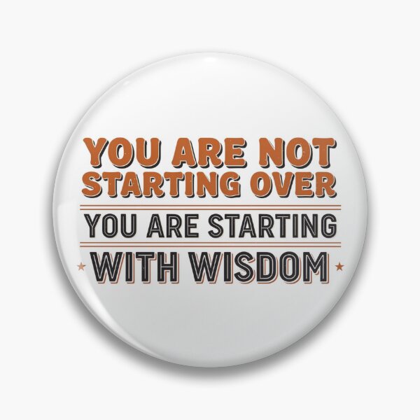 Item preview, Starting Again with Wisdom designed and sold by syotos-ai.