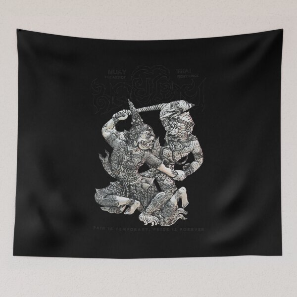 Item preview, Ancient Muay Thai Art of Eight Limbs Warrior designed and sold by TypoEmporium.