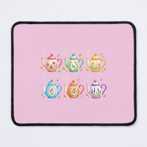 Item preview, Whimsical Floral Teapots Collection designed and sold by JessouArt.
