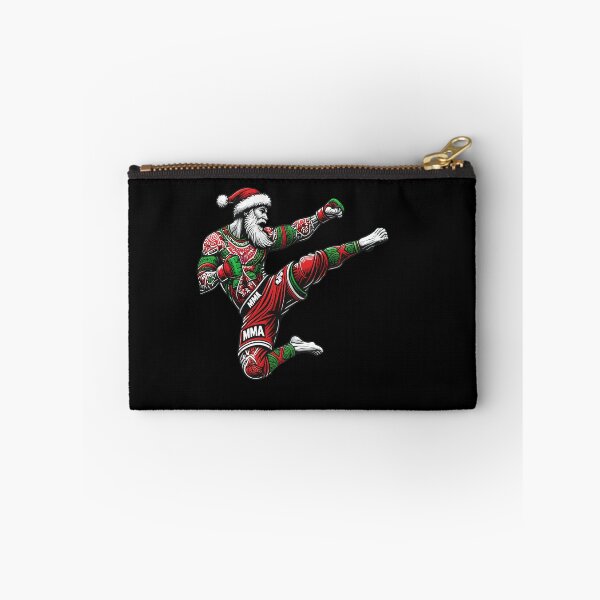 Item preview, MMA Santa Claus Flying Kick Christmas  designed and sold by TypoEmporium.