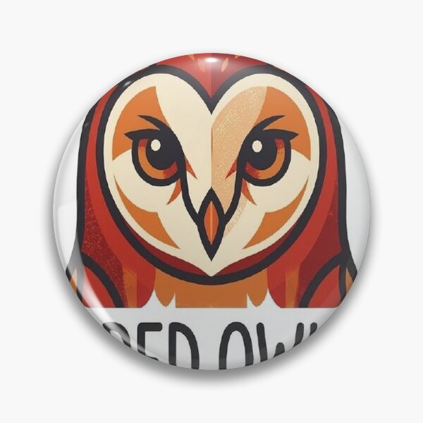 Item preview, Red Owl Studio Vintage Logo Emblem designed and sold by OwlStudioshop.