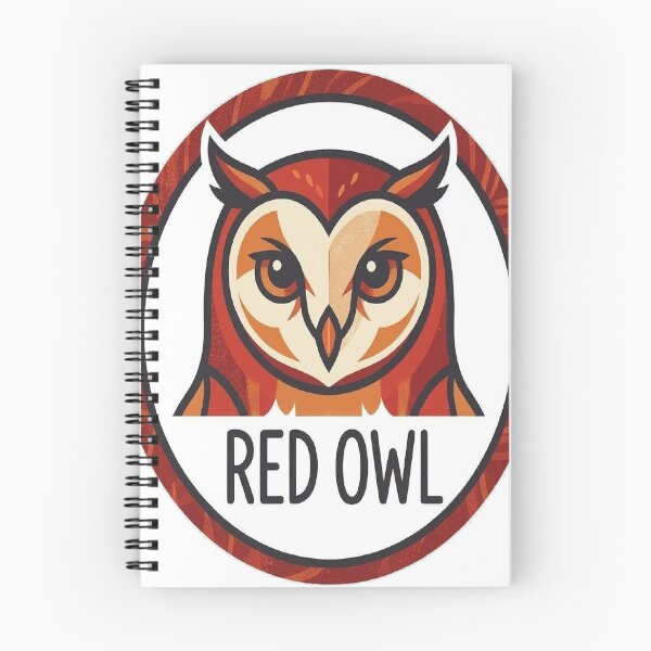 Item preview, Red Owl Studio Vintage Logo Emblem designed and sold by OwlStudioshop.